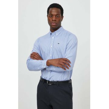 Lacoste camasa din bumbac barbati, cu guler button-down, regular