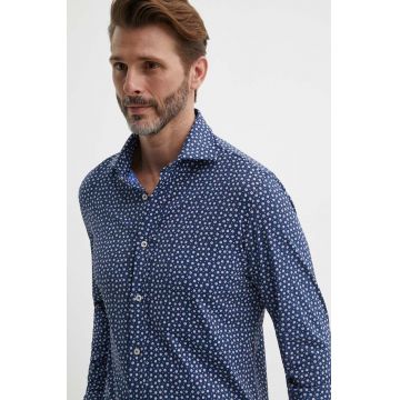 Paul&Shark camasa barbati, culoarea albastru marin, cu guler clasic, regular, 24413201CF Paul&Shark camasa barbati, culoarea albastru marin, cu guler clasic, regular, 24413201CF
