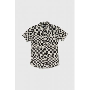 Quiksilver camasa copii SATURN DISTORT culoarea negru