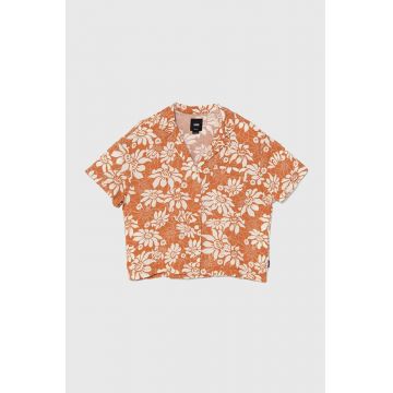 Vans camasa copii AMSTONE SS TOP GR culoarea portocaliu