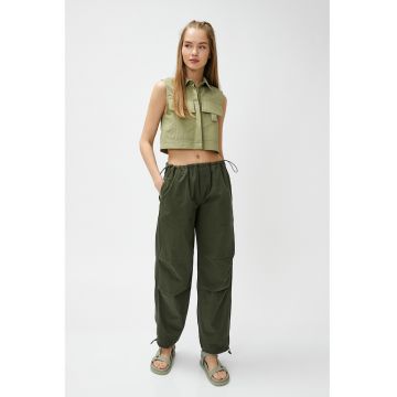 Camasa crop fara maneci