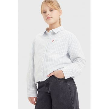 Camasa din bumbac cu model in dungi