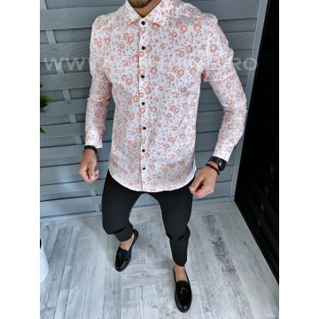 Camasa barbati cu imprimeu slim fit A5841   N7-4.2