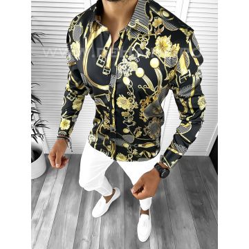 Camasa barbati slim fit pentru evenimente B5909 95% Satin P18-5.1 Camasa barbati slim fit pentru evenimente B5909 95% Satin P18-5.1