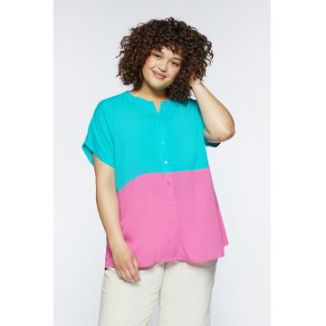 Camasa cu model colorblock
