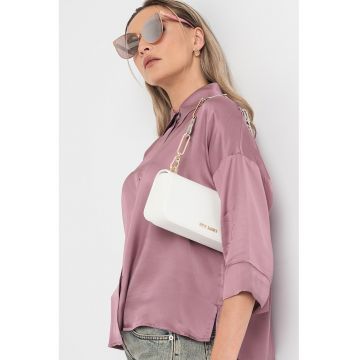 Camasa de satin cu maneci 3/4 Bembo