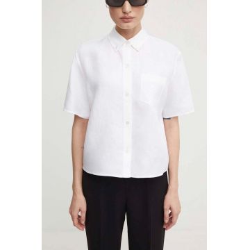 Theory camasa de in culoarea bej, cu guler clasic, relaxed, O0503501