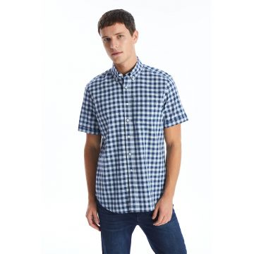 Camasa regular fit cu model in carouri