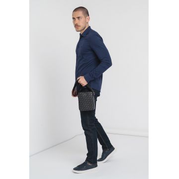 Camasa slim fit cu guler ascutit Mysoft