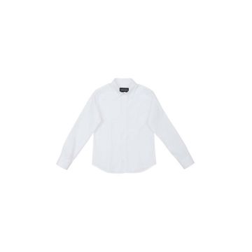 Emporio Armani camasa copii culoarea alb, 8N4CJ0 1N06Z
