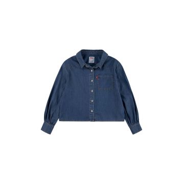 Levi's camasa din denim pentru copii L/S WESTERN DENIM SHIRT 4EL063