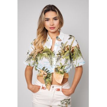 Camasa cu imprimeu tropical