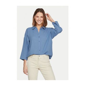 Camasa dama -  99525 - Bumbac - Bleumarin