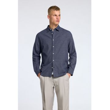 Camasa de bumbac organic cu maneci lungi - Albastru prafuit