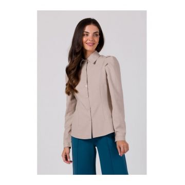 Camasa de dama cu maneci lungi -  Annamue - bej