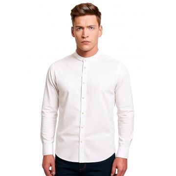 Camasa slim fit cu guler Mao