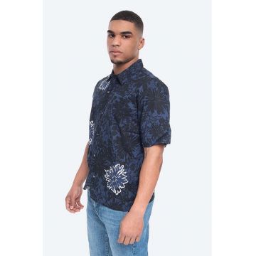 Norse Projects cămașă din bumbac Carsten bărbați, culoarea bleumarin, cu guler clasic, regular N40.0517.7169-7169 Norse Projects cămașă din bumbac Carsten bărbați, culoarea bleumarin, cu guler clasic, regular N40.0517.7169-7169