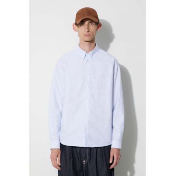 A.P.C. cămașă din bumbac bărbați, cu guler button-down, regular