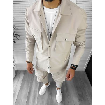 Camasa barbati slim fit BEJ  6050  N7-3.1