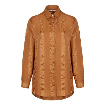 Camasa regular-fit cu aplicatie din lant