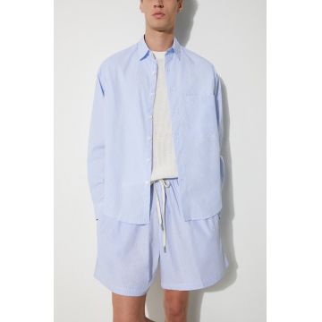 MKI MIYUKI ZOKU camasa din bumbac Striped Dress Shirt barbati, cu guler clasic, regular, STRIPED.DRESS.SHIRT