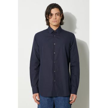 Paul Smith camasa din bumbac barbati, culoarea albastru marin, cu guler clasic, regular, M1R-800P2-L00050