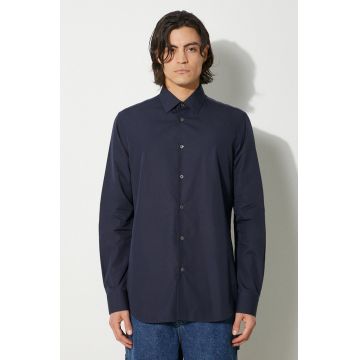 Paul Smith camasa din bumbac barbati, culoarea albastru marin, cu guler clasic, regular, M1R-800P2-L00050