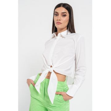 Camasa crop de bumbac organic
