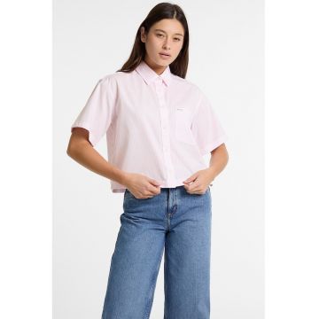 Camasa crop lejera cu dungi