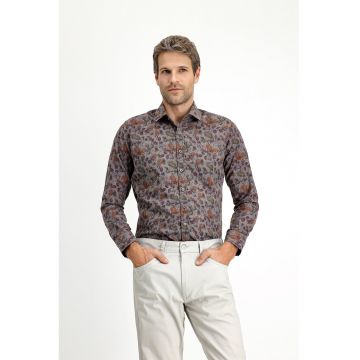 Camasa cu maneci lungi si model floral