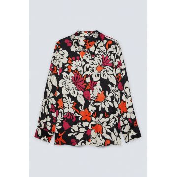 Camasa cu maneci lungi si model floral