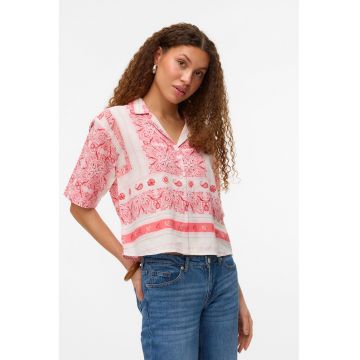 Camasa de bumbac organic cu model etnic