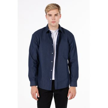 Camasa regular fit cu capse