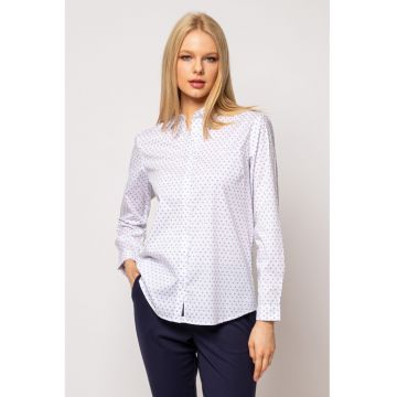 Camasa regular fit cu guler ascutit