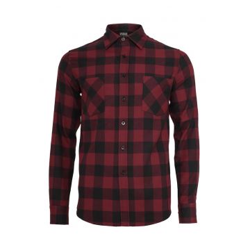 Camasa regular-fit din flanel cu model in carouri