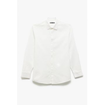 Camasa slim fit cu guler ascutit