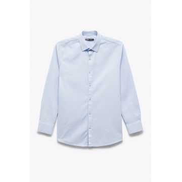 Camasa slim fit cu guler ascutit