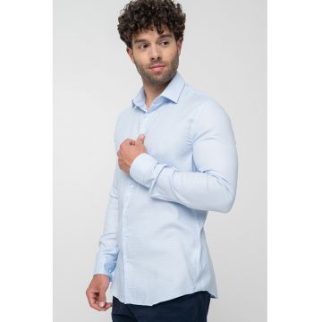 Camasa slim fit cu maneci lungi