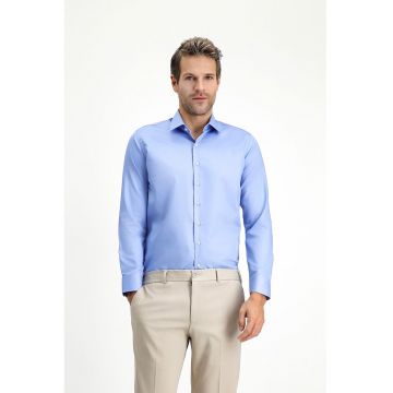 Camasa slim-fit cu model uni