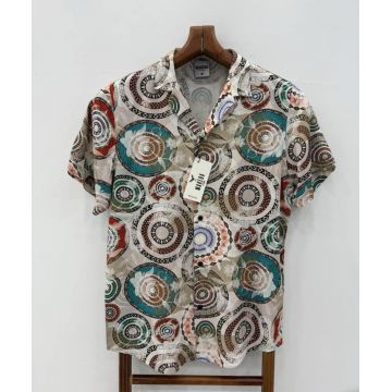 Camasa barbati PREMIUM   maneca scusta  cu imprimeu 11904