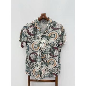 Camasa barbati PREMIUM   maneca scusta  cu imprimeu 13174 D6-3.4