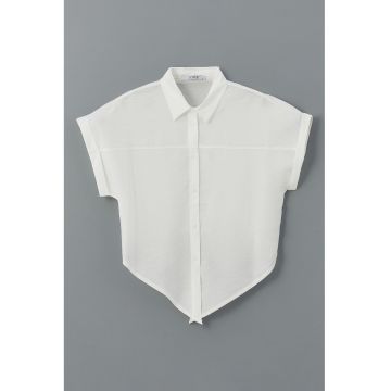 Camasa crop cu nasturi