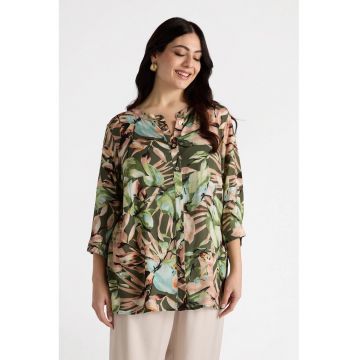 Camasa cu imprimeu tropical
