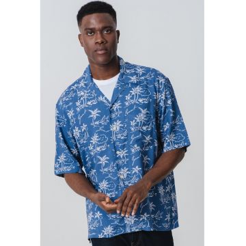 Camasa cu imprimeu tropical