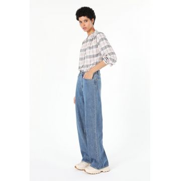 Camasa Cu Maneca Lunga De Dama Roz Regular Fit