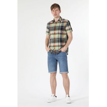 Camasa Cu Maneca Scurta De Barbati Multicolor Regular Fit1
