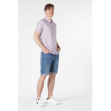 Camasa Cu Maneca Scurta De Barbati Multicolor Slim Fit