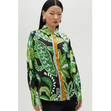 Camasa cu model si maneci lungi