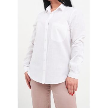 Camasa de bumbac cu guler clasic