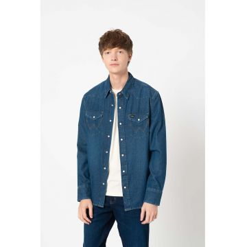 Camasa de denim cu capse Icons